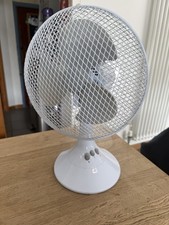 Portable Desk Electric fan 9” , White