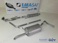Imasaf Auspuff Komplett Ab Kat + Anbauteile für VW Polo 6R 1.2 44/51KW 2009-