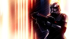 Star Wars stormtrooper soldier abstract weapon Custom Gaming Mat Desk 4207
