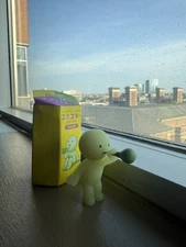 smiski sunday series smiski blowing bubbles 