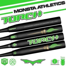 New 2025 Monsta Torch Green Foil 2500 Handle Softball Bat M2 ASA/USA 25oz Apple