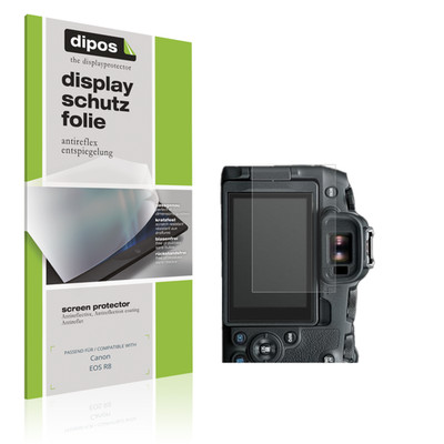 4x Schutzfolie matt für Canon EOS R8 Displayschutzfolie Folie Display Schutz