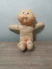 1985 Coleco Cabbage Patch Kids 14" Doll Bald Blue Eyes  Vtg No Clothes