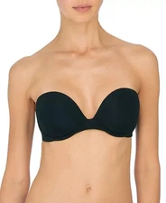 Natori Women's Minimal Strapless Contour Underwire Bra, Black, Size 38C 0194