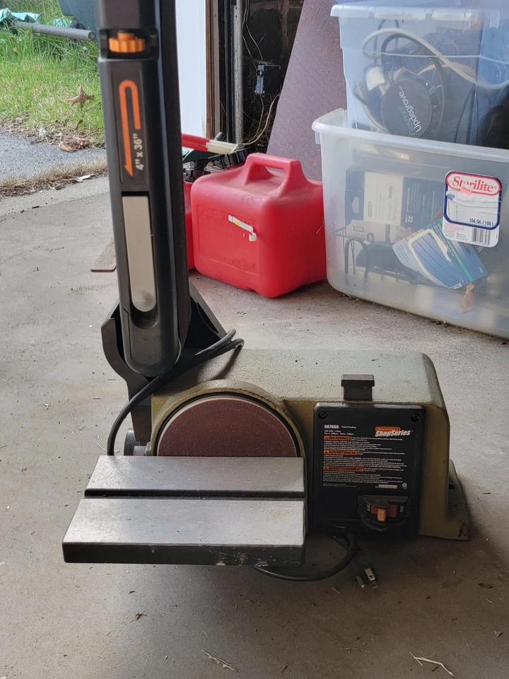 Rockwell 1" x 42" Belt Sander Grinder, model# 31-325 120v 9A Compact Bench Tool - Image 3 of 4