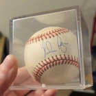 Nolan Ryan Autographed Rawlings American League Baseball w/ Case