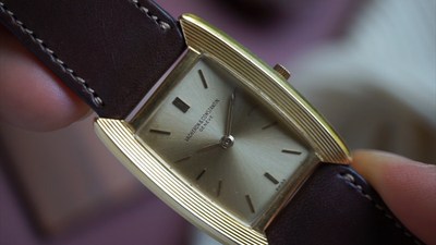 Vacheron Constantin Ref. 6891 Vintage Tonneau 18k Yellow Gold