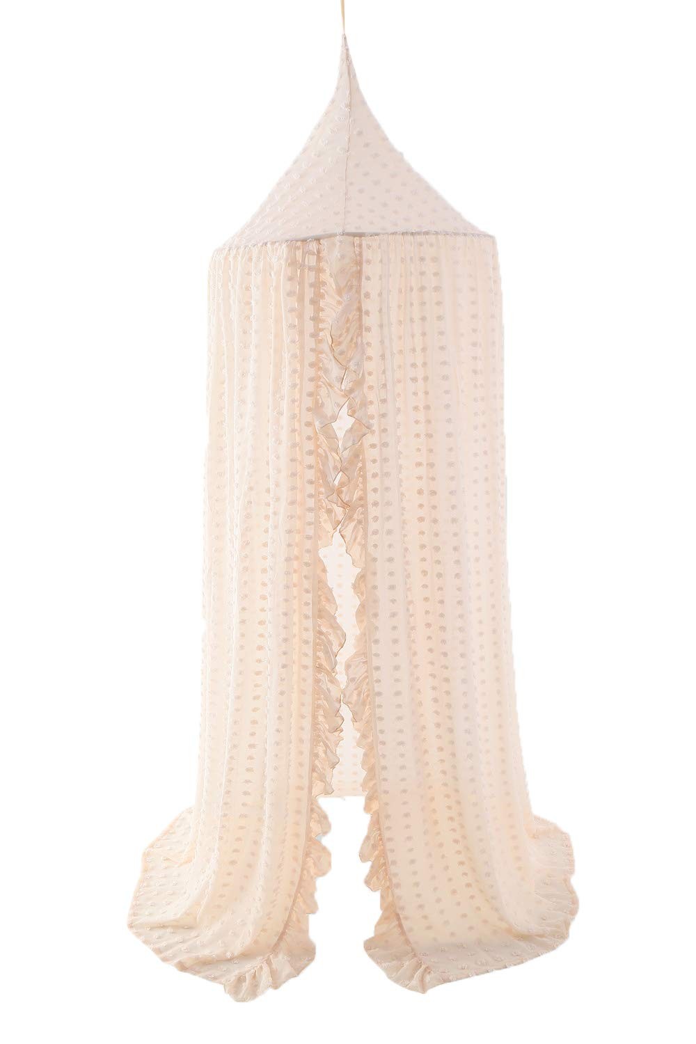 - Lace Chiffon Netting With Pom Pom, Princess Girls F...