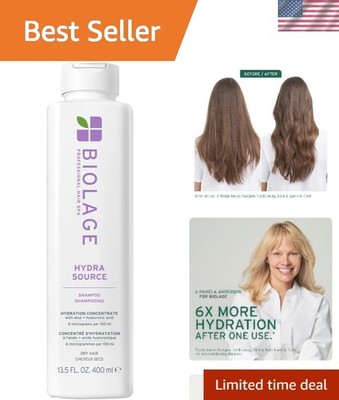 Biolage Hydra Source Shampoo - Softens, Moisturizes & Adds Shine, For Dry Hai...