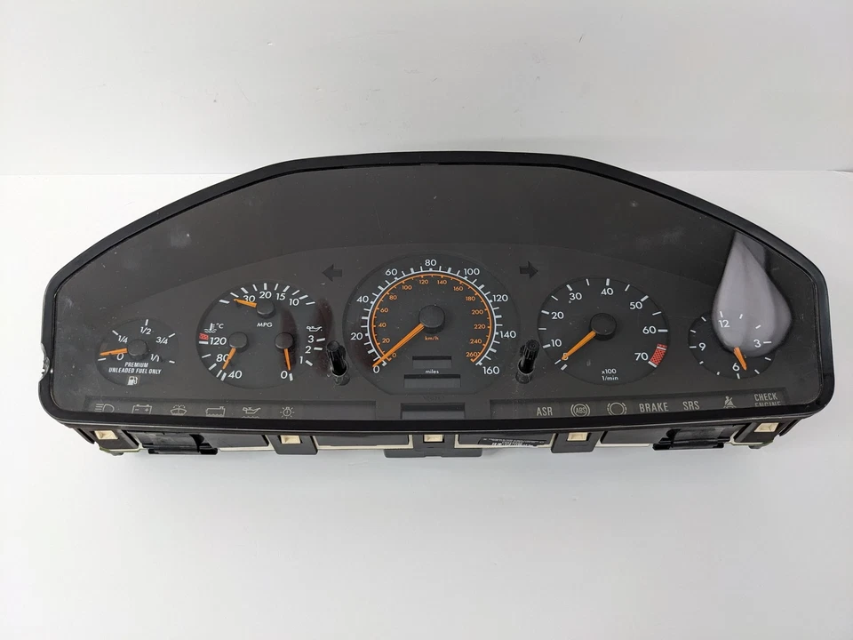 1994 1995 Mercedes SClass W140 S500 S320 S420 Cluster Speedometer 1405409048 OEM Foto 2 de 4