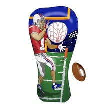  Inflatable Football Target Toss Toy and Game for Boys Ages 8-12, 60 inch 
