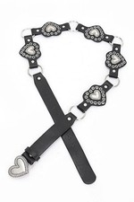 Heart Buckle Iconic Vintage Link Belt