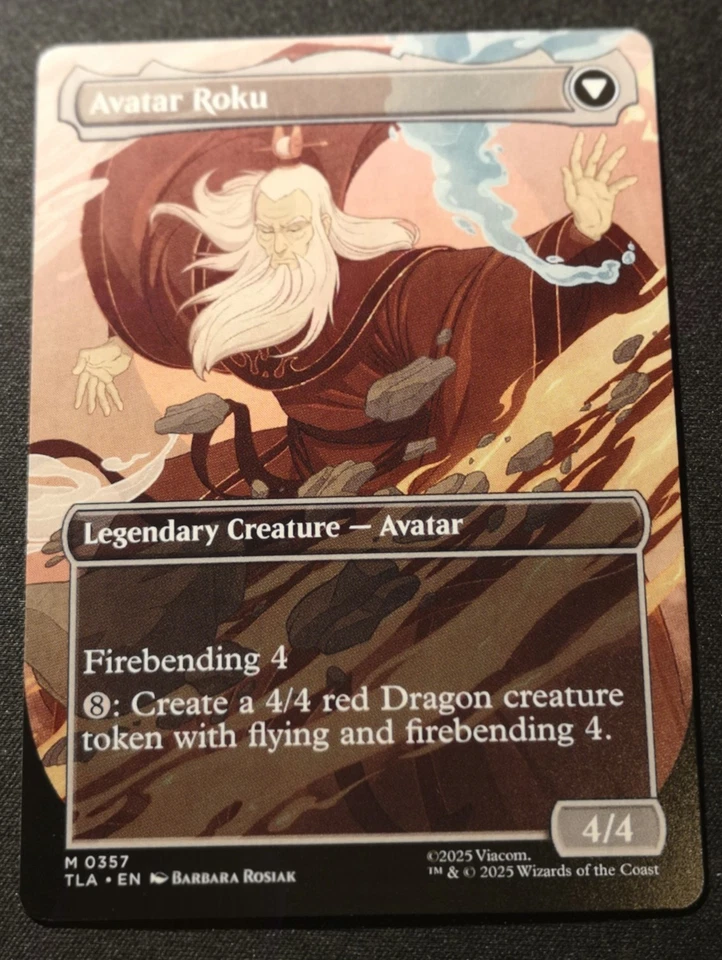 The Legend Of Roku - Borderless - TLA - MTG - EN - NM - 0357 - Image 2 of 2