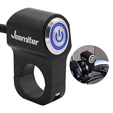 Universal 7/8" Motorcycle Handlebar Switch with Blue LED - Blue LED for 7/8inch