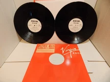 BEENIE MAN - GIRLS - FEAT. AKON PROMO 2 Record Set Virgin White Label 2 LP NM