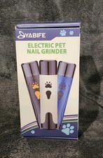 Electric Dog Nail Grinder Pet Trimmer USB Charge Clipper