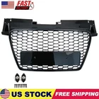 FOR 07-14 AUDI TT 8J HONEYCOMB SPORT MESH TTRS STYLE HEX GRILLE GRILL BLACK