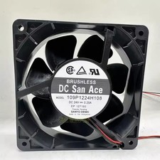 1 PCS SANYO Fan 109P1224H108 DC24V 0.25A 12038 120 38MM 3 wire cooling fan