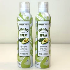 2 X Trader Joe's Avocado Oil Spray All-Purpose High Heat Cooking Oil 5oz 2 Pack