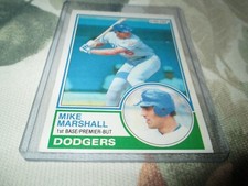 1983 OPC  BASEBALL CARD /  324  MIKE MARSHALL   LOS ANGELES DODGERS O-PEE-CHEE