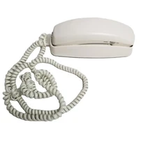 Vintage AT&T Trimline Phone Model 210 White Corded Retro Home Decor Y2K