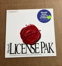 Microsoft License Pak Microsoft Access Version 2.0 for Windows ( License Only )