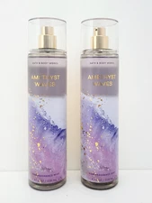 Bath & Body Works Amethyst Waves Fine Fragrance Body Mist Spray 8.oz Set of 2
