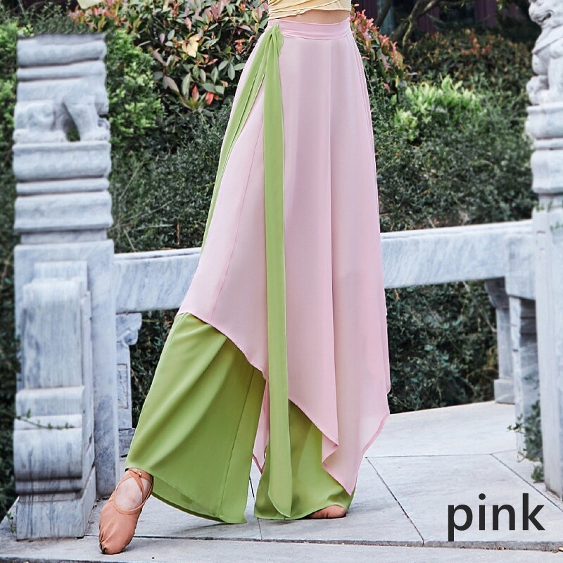 Chiffon Cap Sleeve Scoop Neck Wide Leg Pantsuit Orchid main image 1
