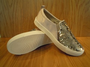 carvela gold trainers