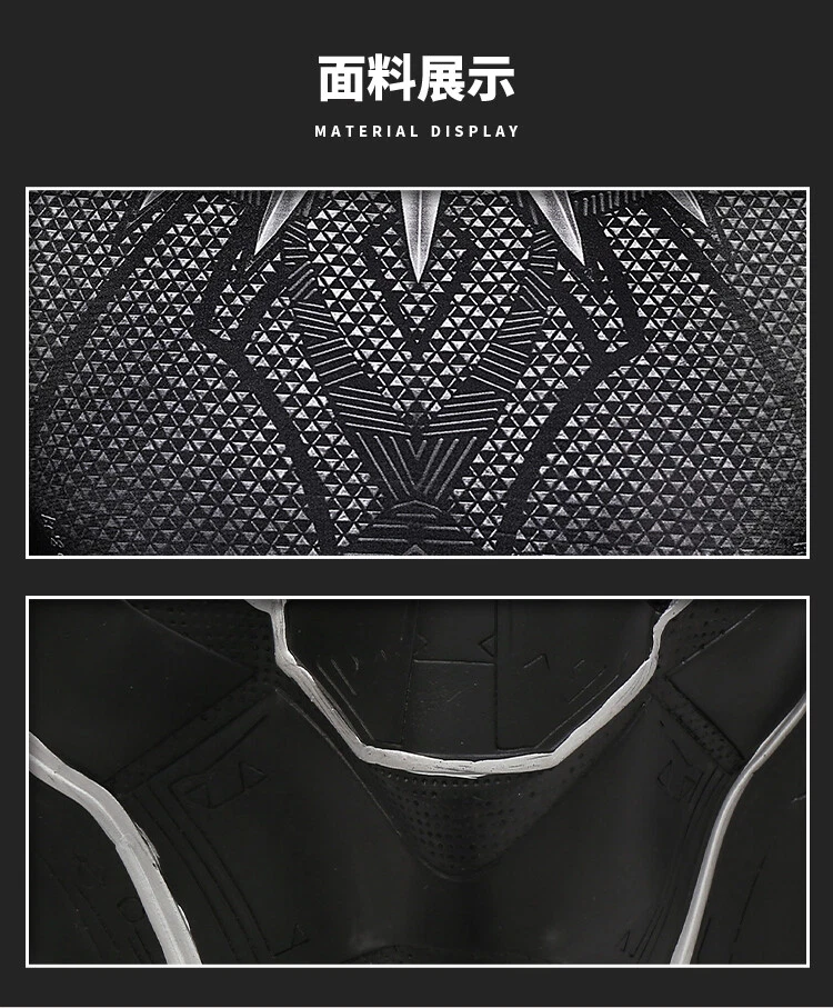 Marvel Pantera Negra Adulto Zentai Disfraz Disfraz Mono Body Halloween Foto 4 de 4