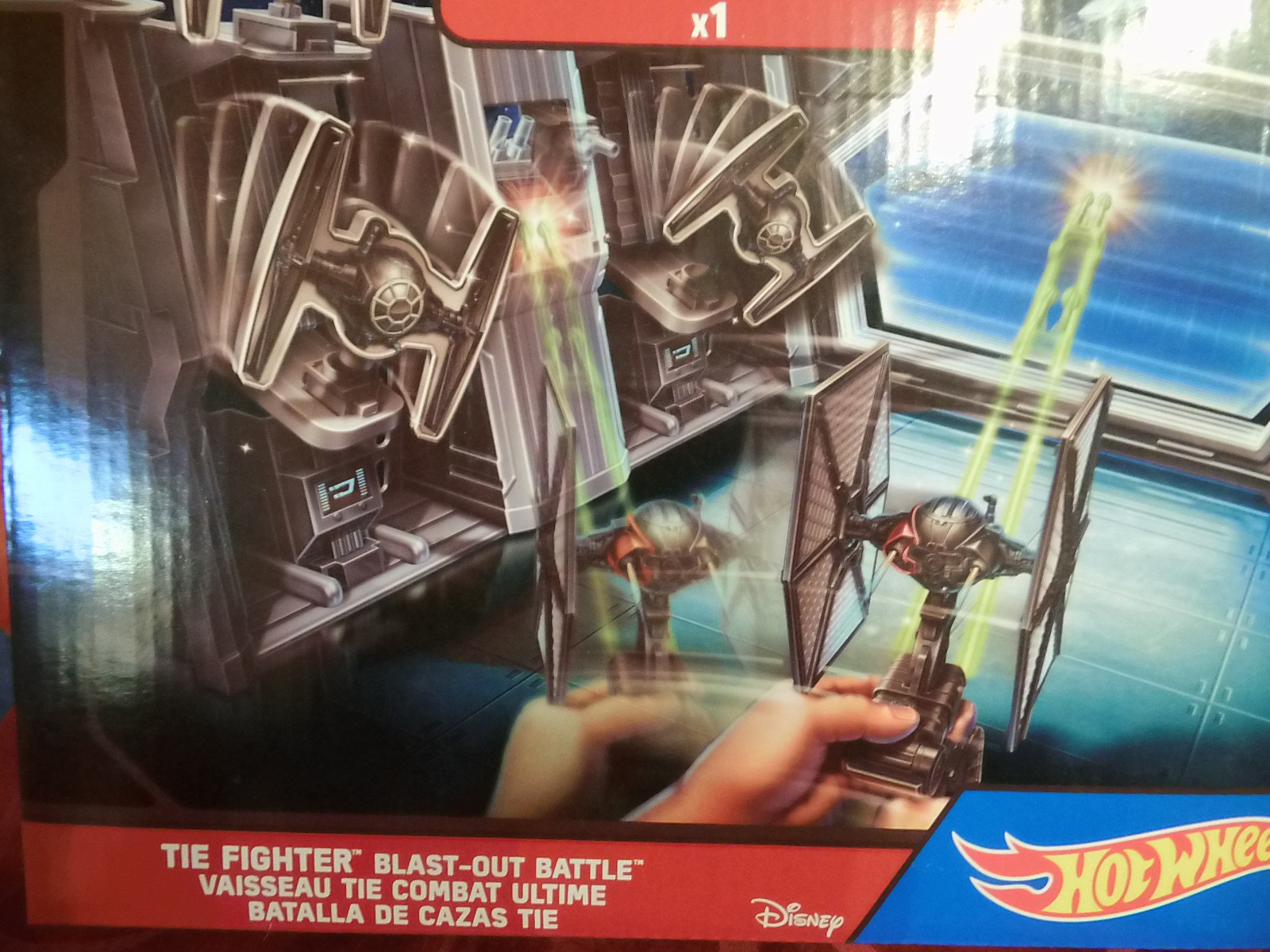 Thumbnail - Star Wars Hot Wheels Tie Fighter Blast Out Battle Neu Ovp Jedi Sith