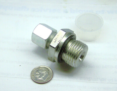 CAST GE8L1/2REDCF NEW STRAIGHT ADAPTER 8MM EO 24*CONE BITE X 1/2'' MALE BSPP 1179