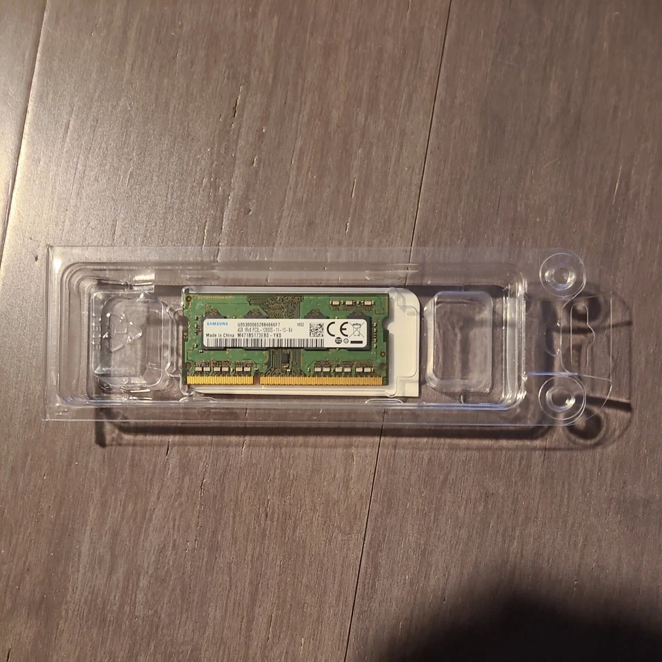 Samsung 4gb X4 Total 8gbDDR3 SODIMM PC3L-12800 Laptop Ram Memory M471B173EB0-YKO - Image 3 of 3