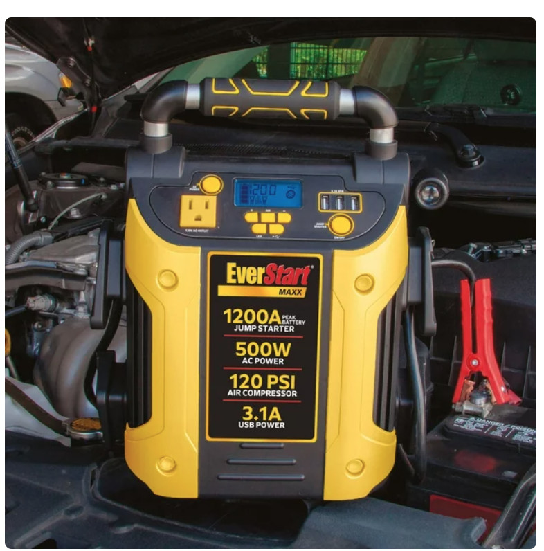 EverStart J5CPDE Maxx Jump Starter and Power Station J5CPDE 1200