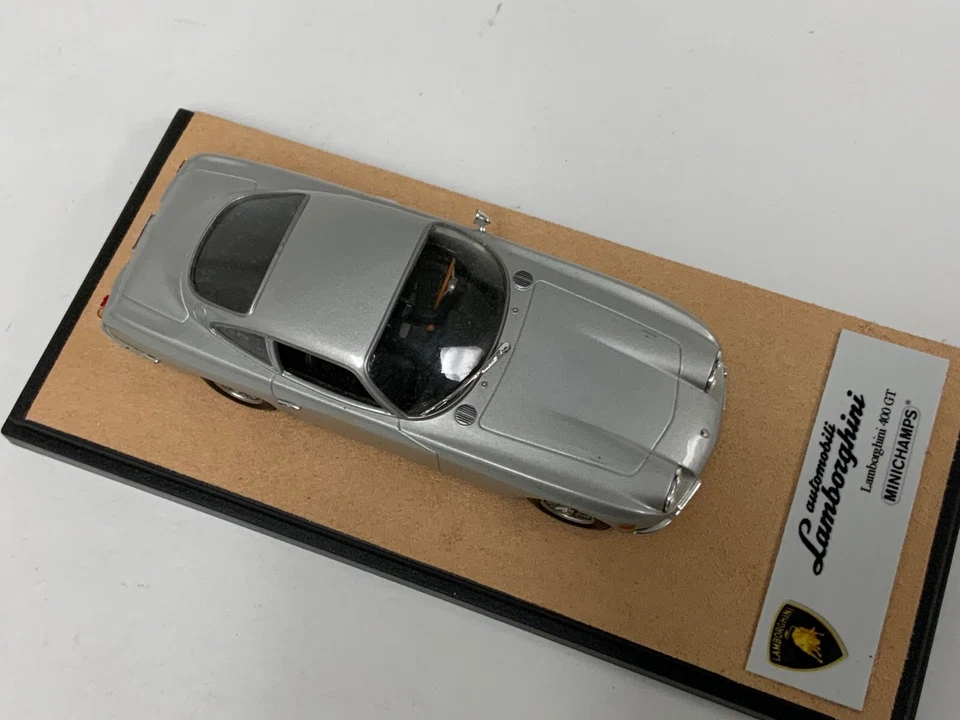 1/43 Minichamps Lamborghini 400 GT in Silver Custom base    CG035 - Image 2 of 4