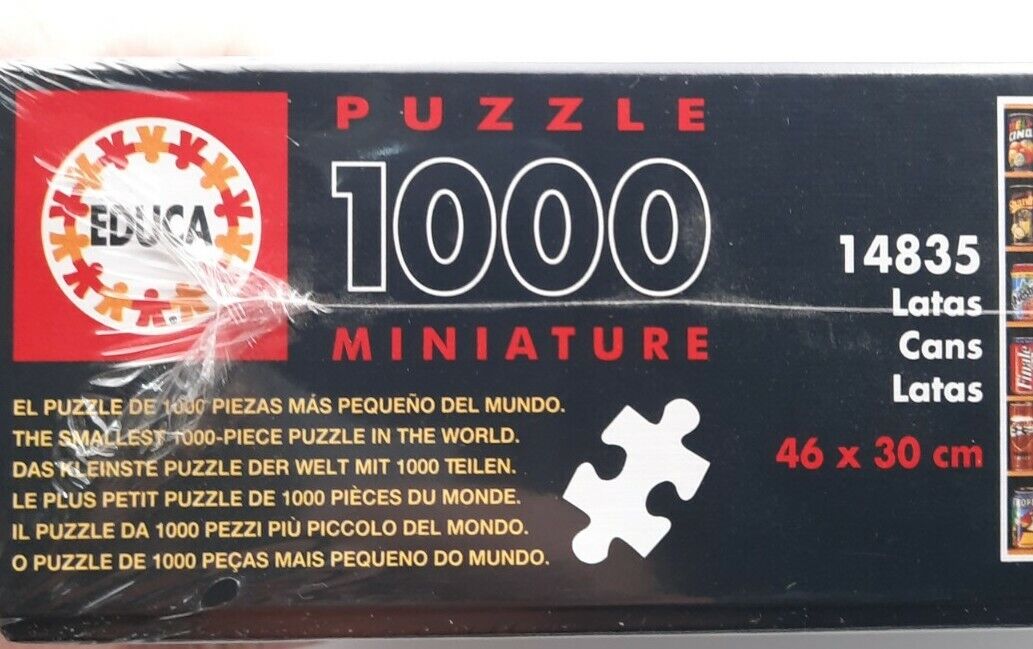 Educa Puzzle 1000 PC Cans Ref 14835 Miniature for sale online