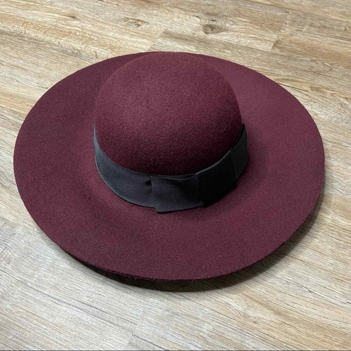 Kate Spade Maroon Burgundy Wool Wide 