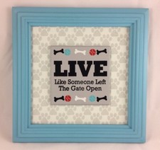 Dog Theme Frame Wall Hung Brand New