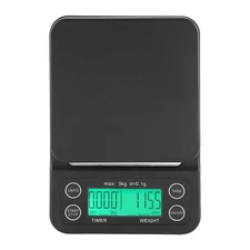 Fdit 3KG/0.1g Electronic LCD Digital Kitchen Food Scale Drip Coffee... Fast Ship