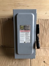 SQUARE D H321AWK 30 AMP FUSIBLE SAFETY SWITCH DISCONNECT 240V Max