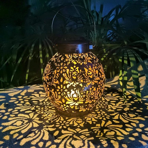 BAZZ Smart Solar Outdoor Patio Garden LED Light 11x 15 In - Black - Foto 12