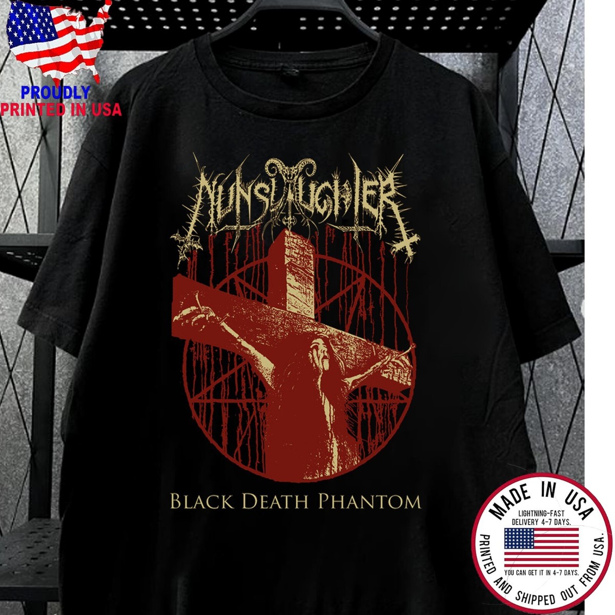 Rare NUNSLAUGHTER Collection Singer Men S-5XL Tee | eBay