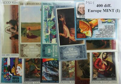 Europe 400 Stamps Lot I (large & attractive, mint) (M01)