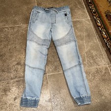 Nitrous Black Boys Joggers / Denim / Medium / 4 Pockets