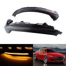 2x LED Spiegelblinker Außenspiegel Blinkleuchte Schwarz Für Audi R8 4S bj. 2016-