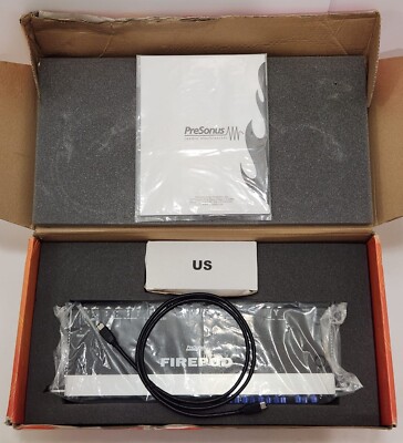 PreSonus Firepod FireWire Audio Interface FP10 Studio Recording 24 Bit 96k