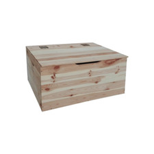 Coffre Banc En Bois De Pin Vernissable Naturel Mesures 97x40x40cm