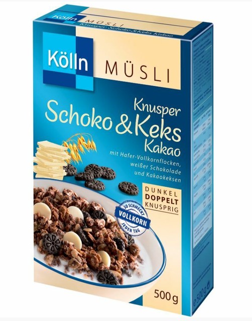 Kölln Müsli Knusper Schoko & Keks / Cereal Chocolate Cookie Fresh