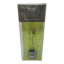 True Wine Cork Keepsake Holder by Occasional Cork with Grapes Wine Botttle dsign