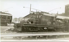 6B784 RP 1958 CNR CANADIAN NATIONAL RAILROAD LOCOMOTIVE #228 QUEBEC CITY PQ
